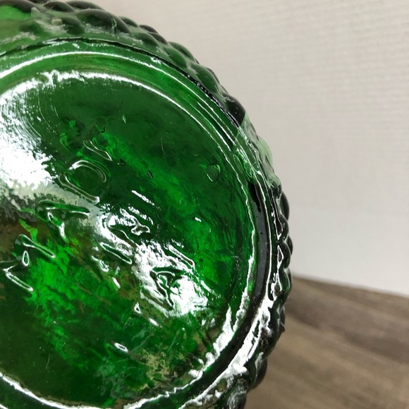 Vtg Empoli Italy Hobnail Genie Bottle with Stopper - Picture 8 of 17